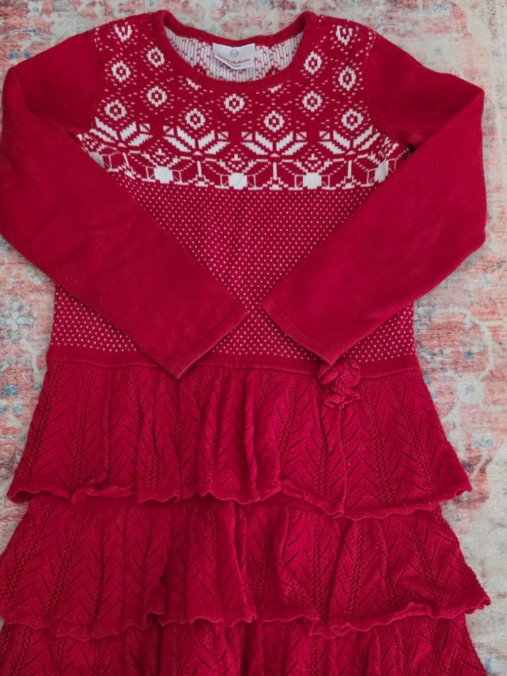 Hanna Andersson Fair Isle Sweater Dress - Picture 3 of 3